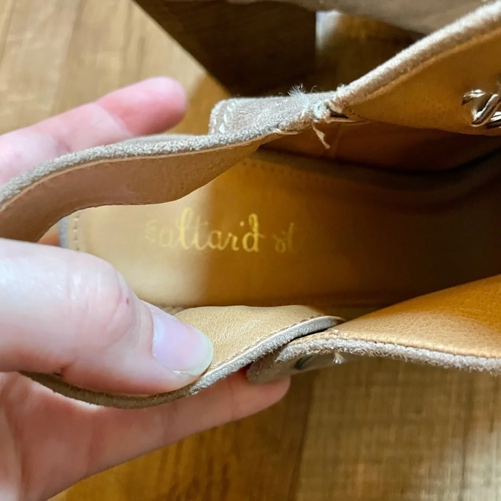 Altar’d State Tan Peep Toe Booties